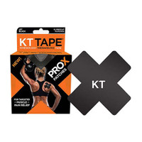 KT Tape Pro X, 4 x 4", Black  KJ4005785-Box"