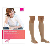 Mediven Comfort Calf, 15-20, Open, Natural, Size 4  NE45504-Each