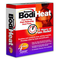 Beyond BodiHeat Pain Relieving Heat Pad, Back  OKO74984-Pack(age)