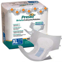 Presto Breathable Brief, Value Plus Absorbency, X-Large, 58-64"  PRTABB01050-Pack(age)"