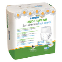 Presto Plus Protective Underwear Medium 32 - 44" Maximum Absorbency  PRTAUB23020-Pack(age)"