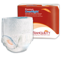 Tranquility Premium OverNight Disposable Absorbent Underwear X-Small 17 - 28"  PU2113-Pack(age)"