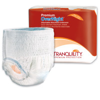 Tranquility Premium OverNight Disposable Absorbent Underwear X-Small 17 - 28"  PU2113-Case"