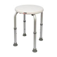 Carex Compact Shower Stool 13.5 W x 13" D x 13" H, 250 lb Weight Capacity  RMB600TF-Case"
