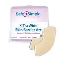 Skin Barrier X-Tra Wide Crescent Arcs  RR21120-Pack(age)