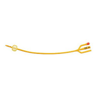 Gold 3-Way Silicone-Coated Foley Catheter 24 Fr 5 cc  RU18340524-Box