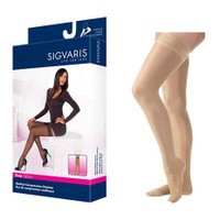 EverSheer Thigh-High with Grip-Top, 20-30, Large, Short, Closed, Natural  SG782NLSW33-Each