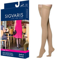 EverSheer Thigh-High with Grip-Top, 30-40, Small, Short, Closed, Natural  SG783NSSW33-Pack(age)