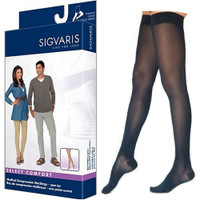 Select Comfort Thigh-High with Grip-Top, 20-30, Large, Short, Closed, Black  SG862NLSM99-Pack(age)