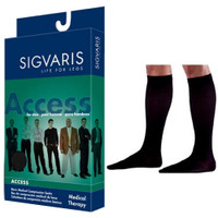 Access Calf, 20-30, Extra Large, Long, Closed, Black  SG922CXLM99-Pack(age)