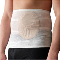StomaSafe Classic Ostomy Support Garment, Medium, 37-1/2 - 45-1/2" Hip Circumference, White  TYT50000301-Pack(age)"