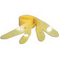 Latex Leg Strap Set with Buttons, Tan  UC6006-Pack(age)