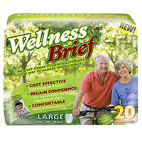 Wellness Brief Super Absorbent Medium 24 - 36"  UW3131-Pack(age)"