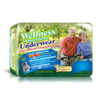 Wellness Absorbent Underwear Large 30 - 40"  UW6255-Case"