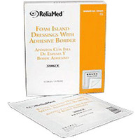 ReliaMed Sterile Latex-Free Non-Adherent Foam Dressing 6 x 6"  ZDF66-Box"