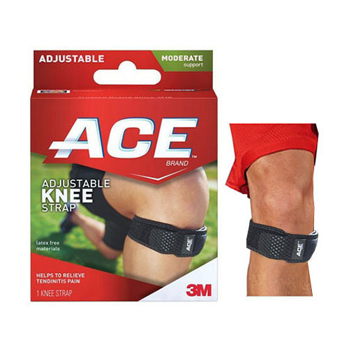 Ace Knee Brace with Strap, Latex-Free 88207359-Each - MAR-J Medical Supply,  Inc.
