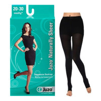 Juzo Naturally Sheer Pantyhose, 20-30, Open, Black, Size 2  JU2101AT102-Each