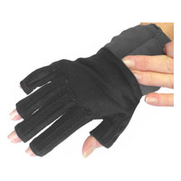 Dorsal Pocket Compression Glove with Doffing Loops, Large Regular, Right, Black  SG1203DGRR-Each
