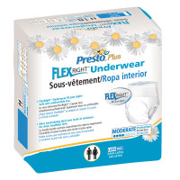 Presto Flex Right Protective Underwear Large 58" - 68" Good Absorbency  PRTAUB14040-Case