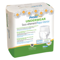 Presto Plus Protective Underwear Large 45" - 58" Maxiumum Absorbency  PRTAUB23040-Case