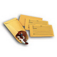 Pill Envelope Tan Heavy Stock without Label  AY66510-Box