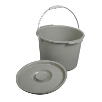 Commode Bucket With Lid & Handle  60MDS80306B-Each
