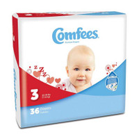 Comfees Baby Diapers - Size 3  48CMF3-Case