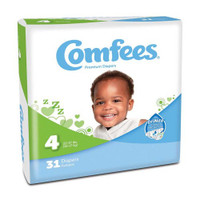 Comfees Baby Diapers - Size 4  48CMF4-Case