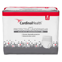 Cardinal Maximum Absorbency Protective Underwear for Men, Large/Extra Large, 45 - 58", 130 - 230 lbs REPLACES ZRPUM18  55UWMLXL18-Case