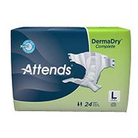 Attends DermaDry Complete Briefs Large 44" - 58"  48DDC30-Case
