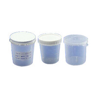 Sterile Graduated Container with Metal Screw-On Cap 6 oz.  6814000-Case