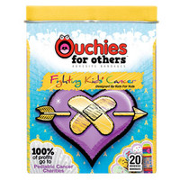 Ouchies Pediatric Cancer Bandages 20 ct  COSOU0133-Box