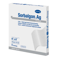 Sorbalgon Silver Calcium Alginate Dressing 6" x 6"  EV999610-Each