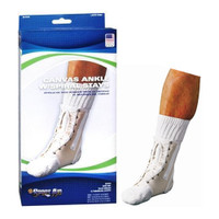 Sport Aid Ankle with Spiral Stays, Canvas, Small  SSSA1424NATSM-Each