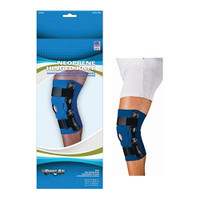 Sportaid Hinged Knee Brace with Open Patella, Neoprene, Blue, Medium  SSSA9063BLUMD-Each