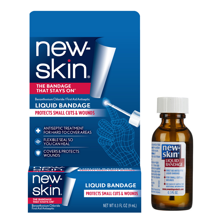 NewSkin Liquid Bandage Original, 0.3 oz. MEL804402Each MARJ