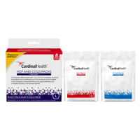 Cardinal Health Instant Hot and Cold Packs, Large, 6" x 9", 2 Count (1 Hot and 1 Cold)  5511443440R-Each