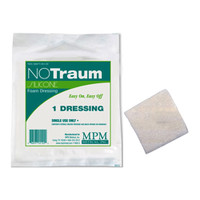 NoTraum Extra Bordered Silicone Foam Dressing, 4" x 4"  QCMP00454-Box