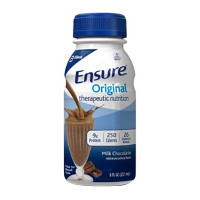 Ensure Original Therapeutic Nutrition Shake Milk Chocolate 8 oz. Carton Institutional  5264937-Case