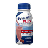 Ensure Plus Therapeutic Nutrition, Strawberry, 8 oz. Institutional Carton  5264907-Case