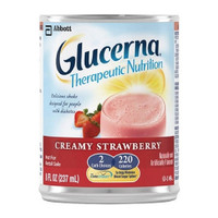 Glucerna Therapeutic Nutrition Shake, Strawberry, 8 oz. Institutional Carton  5264925-Each
