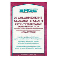 2% Chlorhexidine Gluconate Cloth, 7-1/2" x 7-1/2"  TO9707-Case