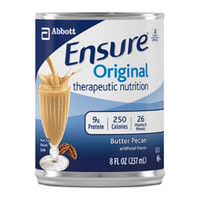 Ensure Original Therapeutic Nutrition Shake, Butter Pecan, 8 oz. Institutional Carton  5264935-Case