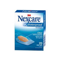 Nexcare Waterproof Bandage Size One, Clear  8858620PB-Each