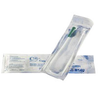 Cure Pocket Male Straight Intermittent Catheter 12 Fr 16"  CQM12U-Case