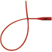 All Purpose Red Rubber Robinson/Nelaton Catheter 12 Fr 16"  RU351012-Box