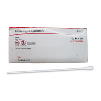 Cardinal Health Sterile Cotton Tipped Applicator with Plastic Shaft, 6"  55C15050006-Each