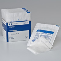 Curity Sterile Gauze Sponge, 4" x 4", Sterile 2's  682187-Each