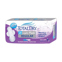 TotalDry Light Pads Regular  TDRSP1560-Pack(age)