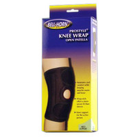 Bell-Horn ProStyle Open Patella Knee Wrap, Universal Up to 21'', Black  DJ162-Each